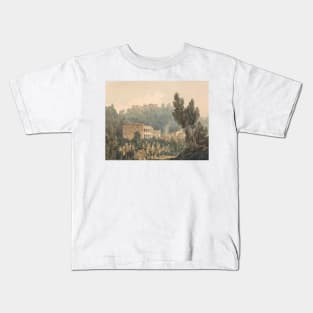 In the Valley Near Vietri  by J.M.W. Turner Kids T-Shirt